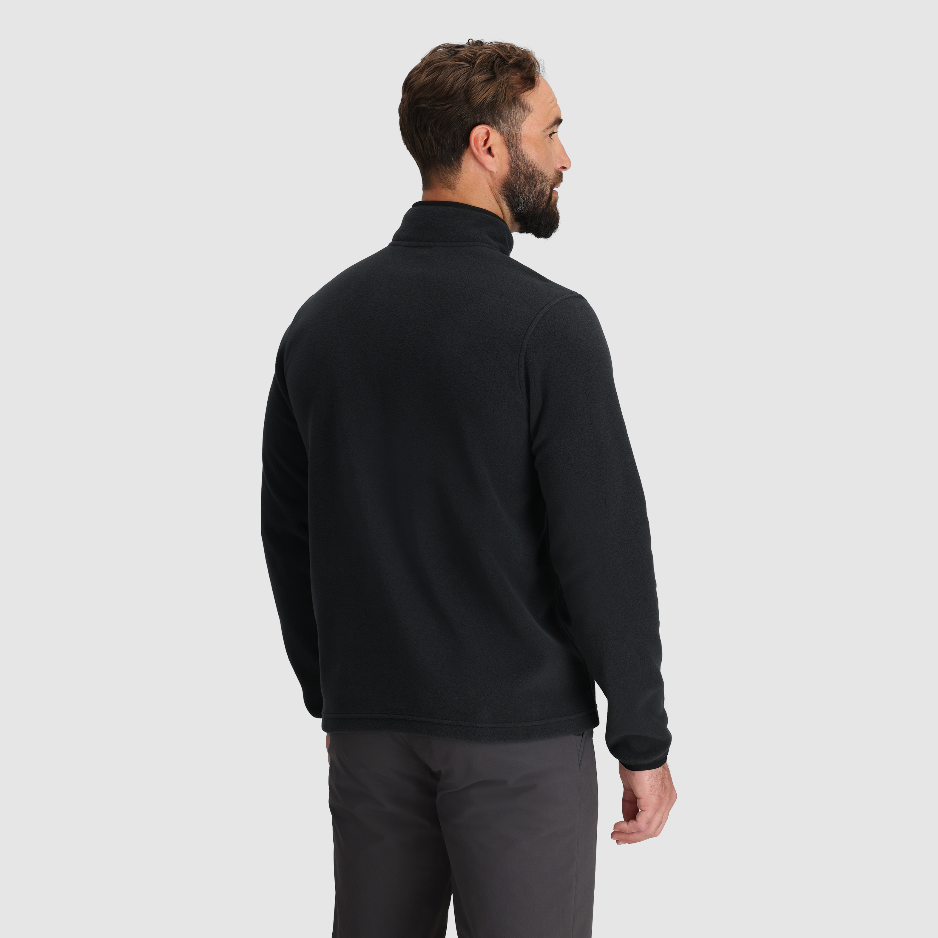 Men's Outdoor Research Polartec® 100 Quarter Zip Fleece Pullover - Lightweight Thermal Base Layer for Hiking, Camping & Winter Sports