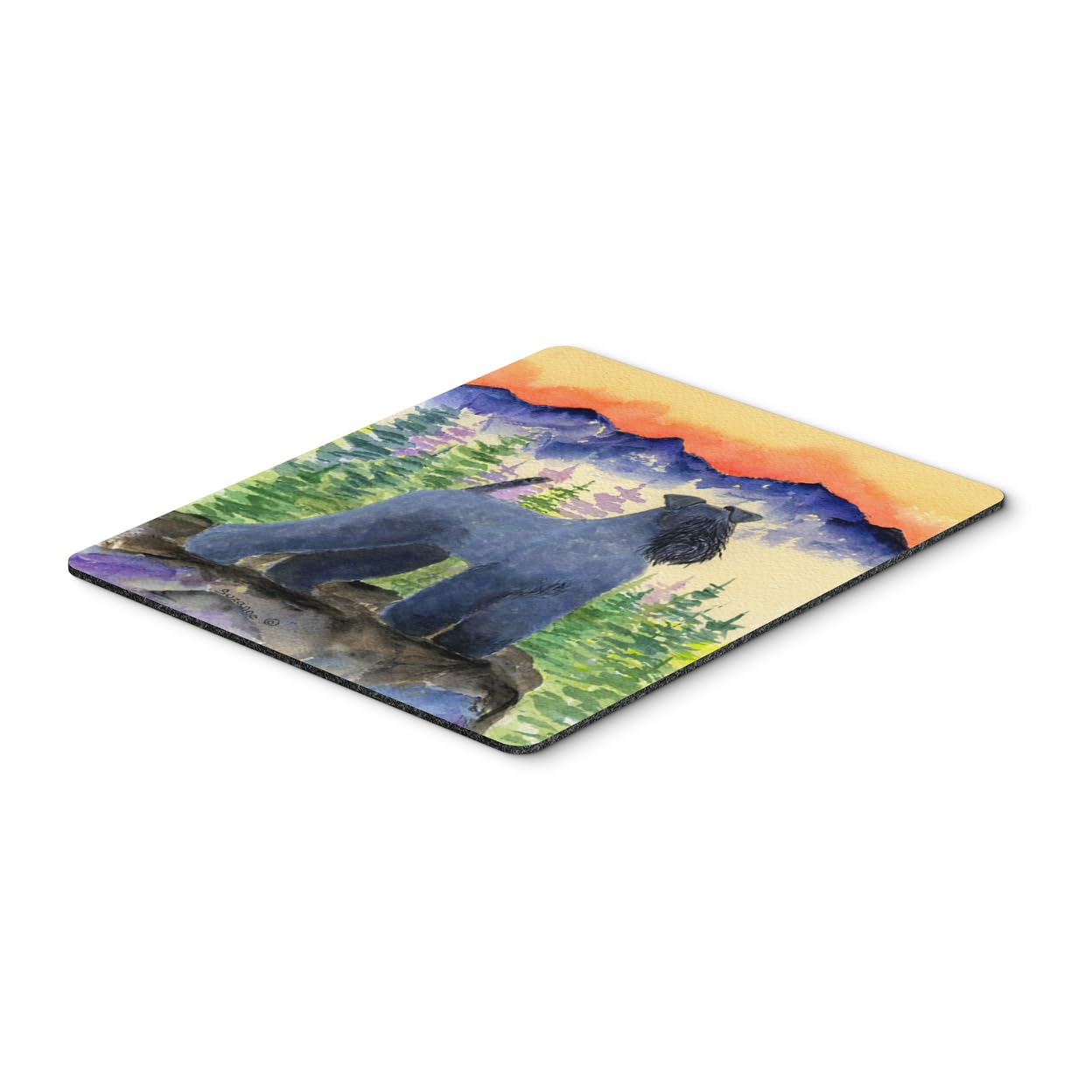 Kerry Blue Terrier Mouse Pad - Large Washable Non-Slip Desk Mat for Home Office, Gaming & Computer Work | Heat-Resistant Hot Pad & Trivet | Caroline's Treasures SS8223MP | Perfect for Workstations, Coffee Shops & Dorm Rooms