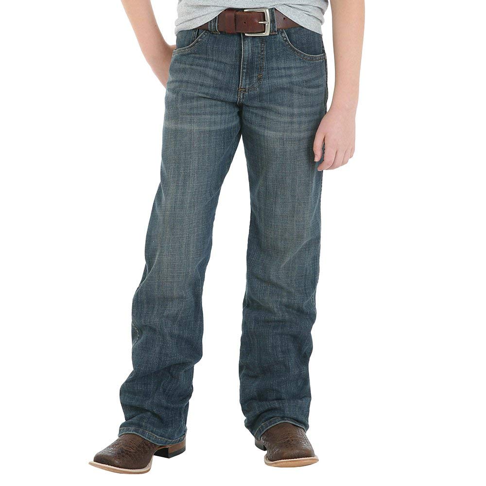 Wrangler Boys' Retro Relaxed Fit Boot Cut Jeans - Classic Denim Pants for Kids, Comfortable & Durable - Perfect for School, Playdates & Outdoor Adventures