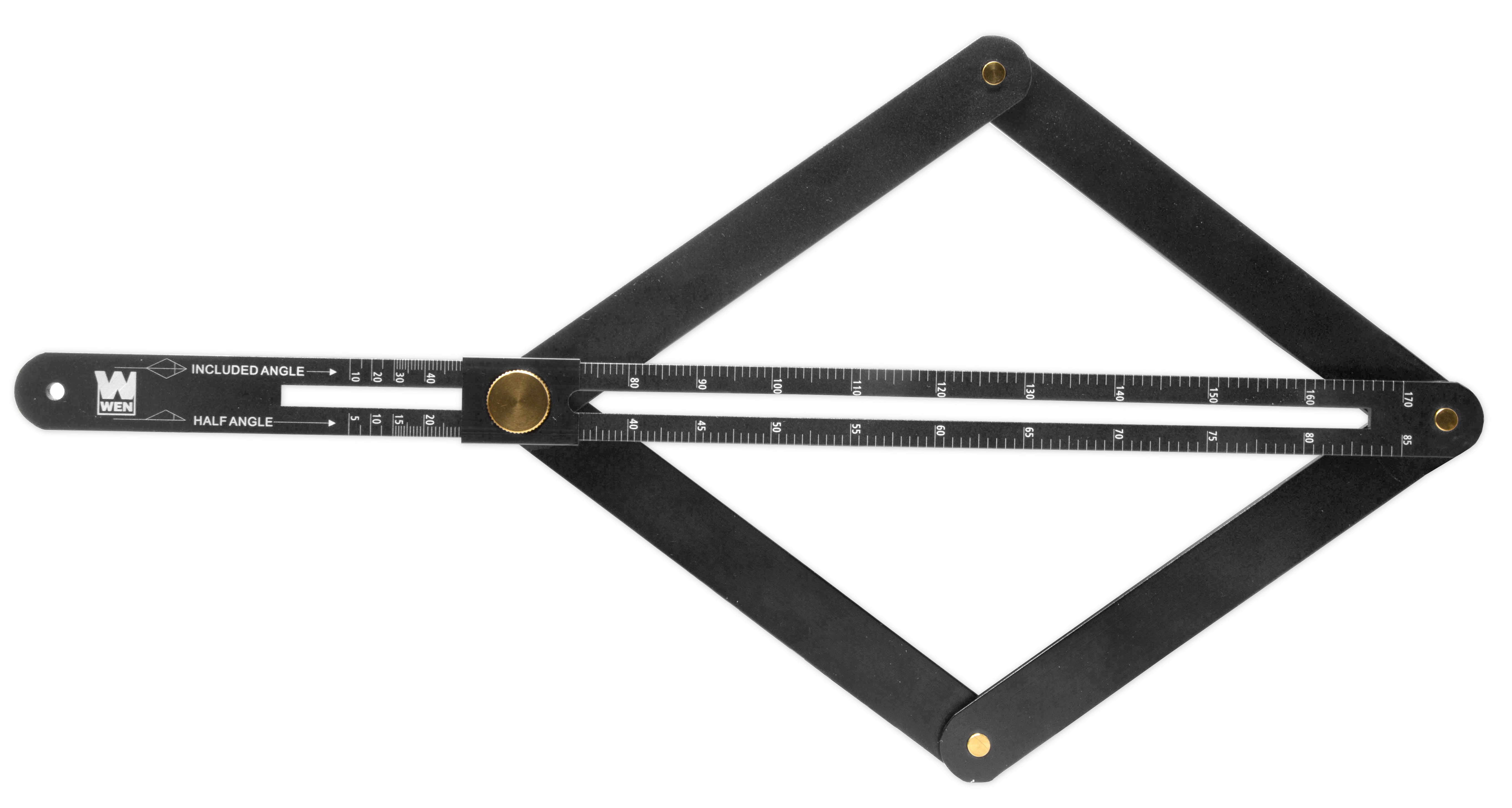 WEN ME360P Aluminum Miter Saw Bevel Gauge & Angle Finder Tool - Precision Woodworking Protractor for Carpentry, DIY Projects & Home Improvement