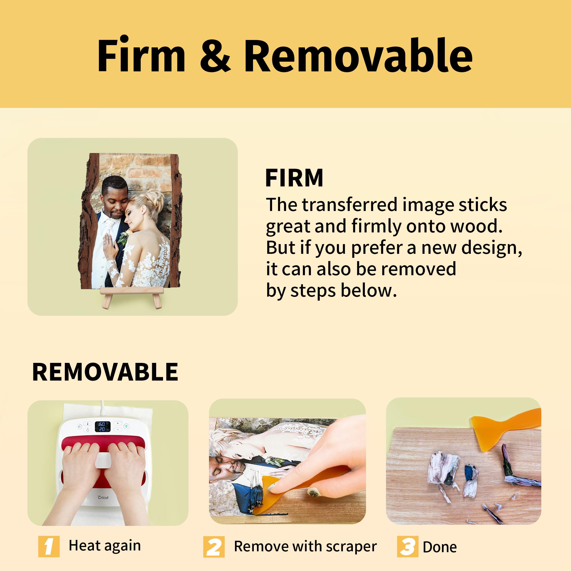 Premium Heat Transfer Paper for Wood - 10 Sheets (8.5x11