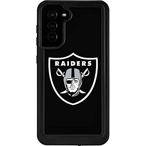 Waterproof Phone Case for Samsung Galaxy S21 Plus 5G - Officially Licensed NFL Las Vegas Raiders Large Logo Design - Perfect for Outdoor Activities, Sports & Daily Protection