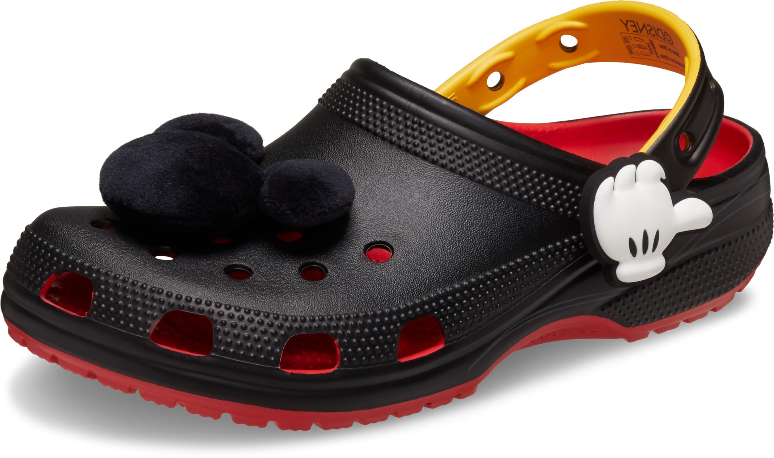 Crocs Unisex-Adult Disney Mickey Mouse IAM Classic Clog - Comfortable Slip-On Shoes for Men & Women - Perfect for Casual Wear, Indoor & Outdoor Activities
