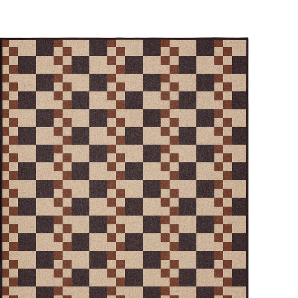 Stylish Checky New Jute Rug - Natural Fiber Floor Mat for Living Room, Bedroom & Boho Decor | Eco-Friendly Home Accent