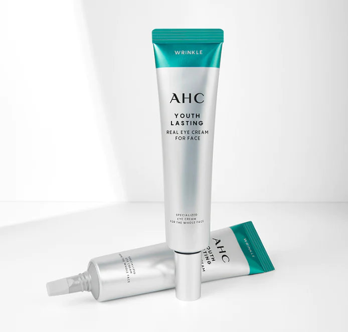 AHC Youth Lasting Real Eye Cream for Face - Anti-Aging Eye Treatment, 35ml (9th Edition Renewal) - Reduce Dark Circles & Wrinkles - Perfect for Night Routine & Travel Skincare
