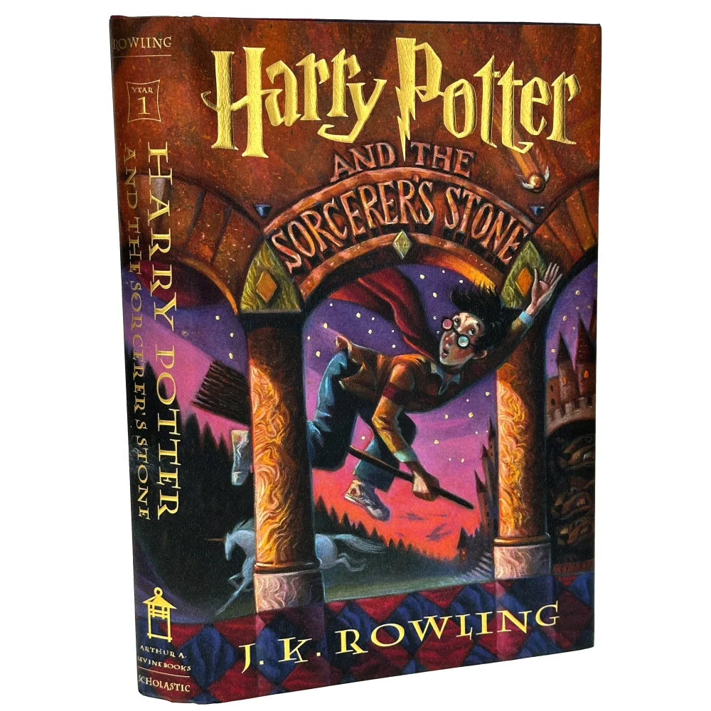 Daniel Radcliffe Autographed Harry Potter and the Sorcerer’s Stone First Edition Book (1998, PSA Certified) - Rare Collectible for Harry Potter Fans, Movie Memorabilia & Fantasy Book Collectors