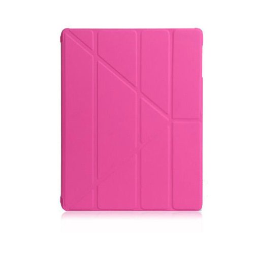 Maximal Power PU Leather Ultra Slim Folio Stand Case for Apple iPad 5 & iPad Air - Pink (POU IPADAIR/PK) | Protective Cover with Auto Sleep/Wake | Perfect for Work, Travel & Home Use