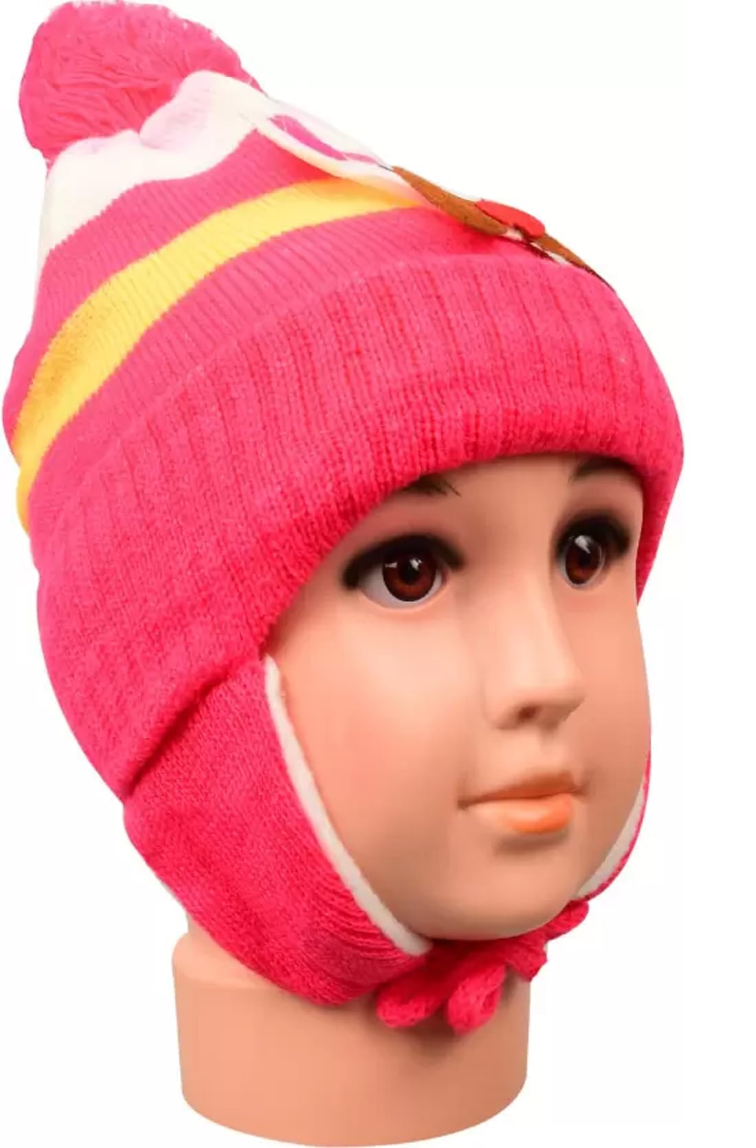 FY LANE Baby Boys & Girls Wool Winter Hat - Soft & Warm Knit Beanie for Newborns & Toddlers - Perfect for Cold Weather & Outdoor Activities