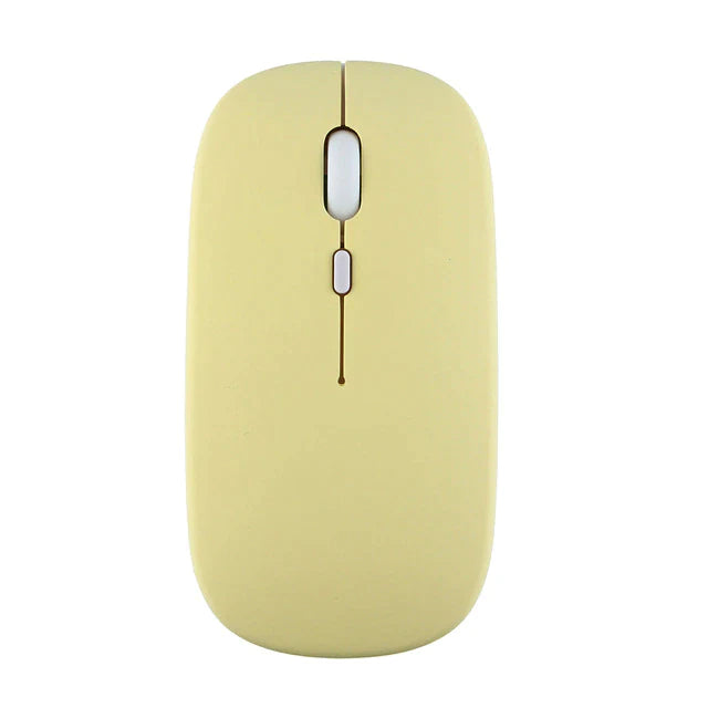 Wireless Bluetooth Mouse for Laptop, Computer, iPad - Rechargeable, Silent Click, Portable Ergonomic Design - Perfect for Office, Home, Travel & Gaming Use