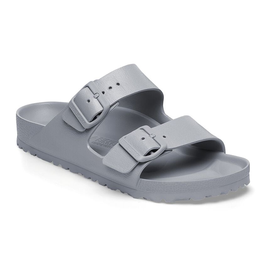 Birkenstock Arizona Eva Sandals in Stone Coin - Comfortable & Lightweight Unisex Slides for Men & Women - Perfect for Beach, Pool, and Casual Summer Wear