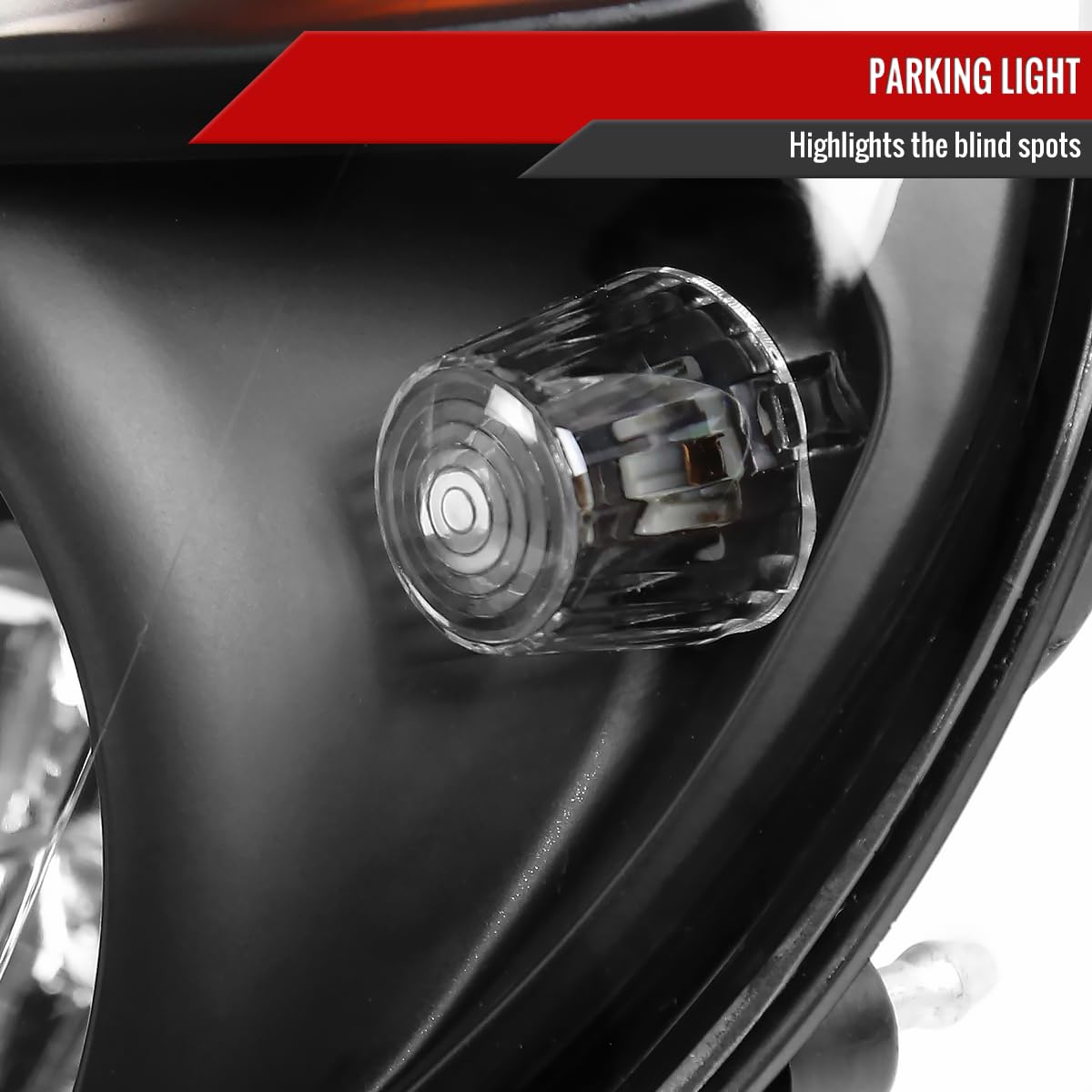 2002-2003 Subaru WRX Black Clear Headlight Replacement Set - High Performance Headlamps for Improved Night Driving Visibility | Perfect for Off-Road, Commuting & Car Upgrades