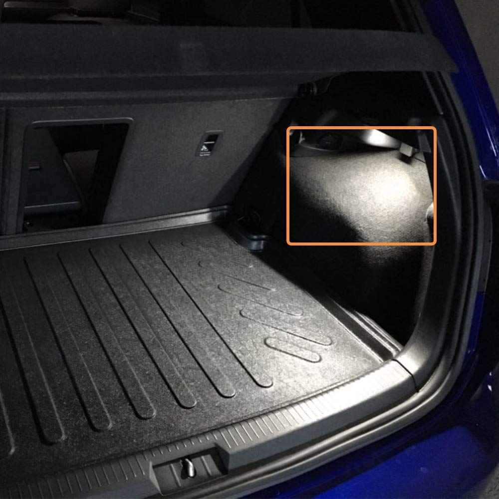 NSLUMO LED Door Courtesy Light & Trunk Lamp for Dodge Charger Challenger Dart Chrysler 200 300 - Xenon White 6000K LED Interior Lighting - Perfect for Footwell, Luggage Compartment & Nighttime Visibility