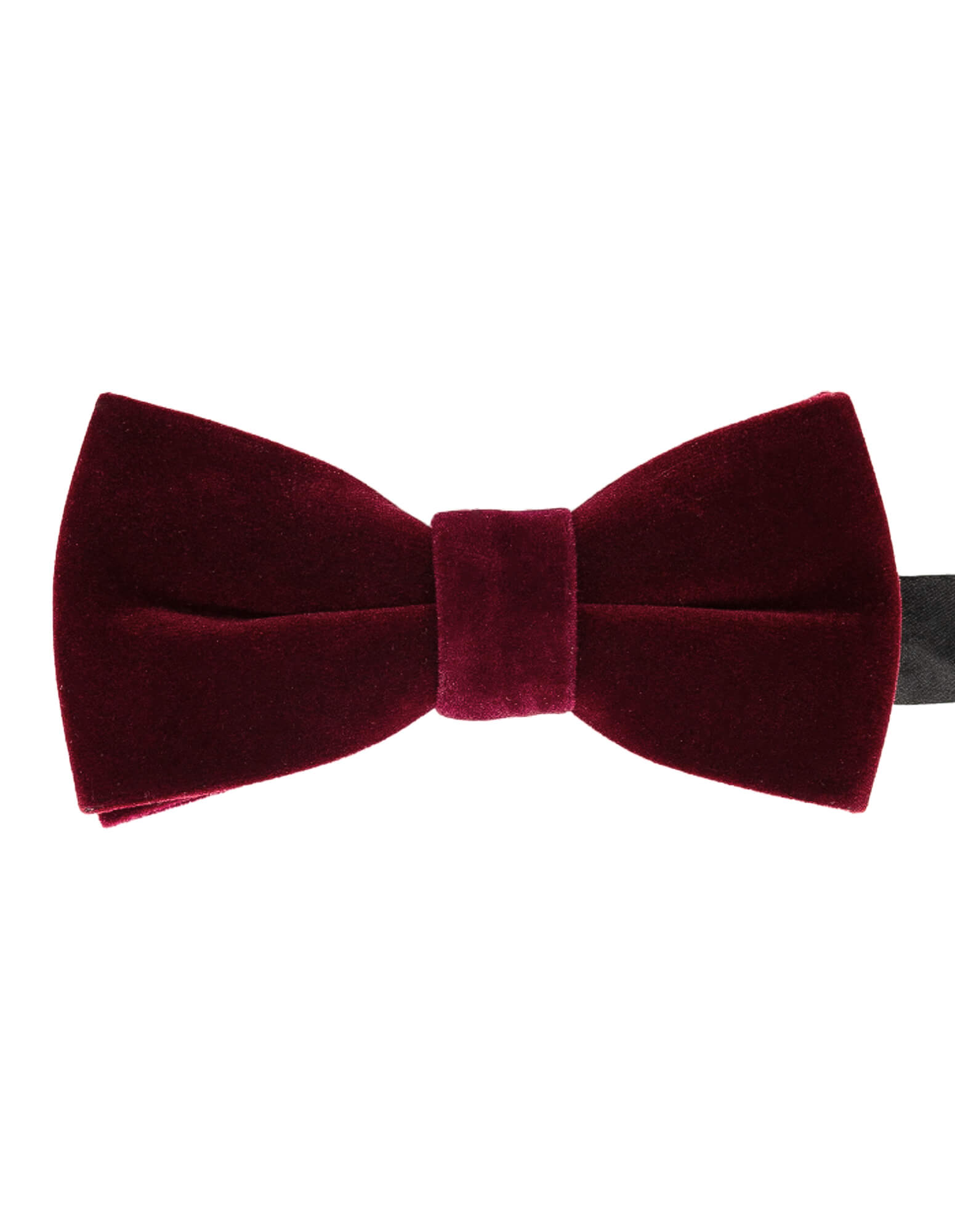 DÉCLIC Velvet Club Bow Tie - Burgundy Red for Men & Women | Elegant Formal Wear for Weddings, Parties & Special Events