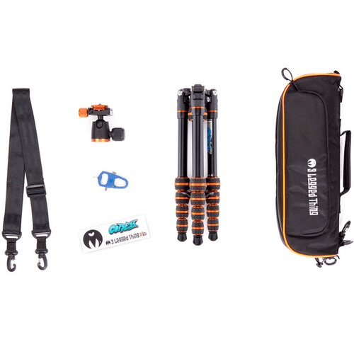3 Legged Thing Punks Corey 2.0 Magnesium Alloy Tripod with AirHed Neo 2.0 Ball Head (Black) - Professional Camera Tripod for Photography, Videography & Travel - Lightweight & Durable for Outdoor Shooting
