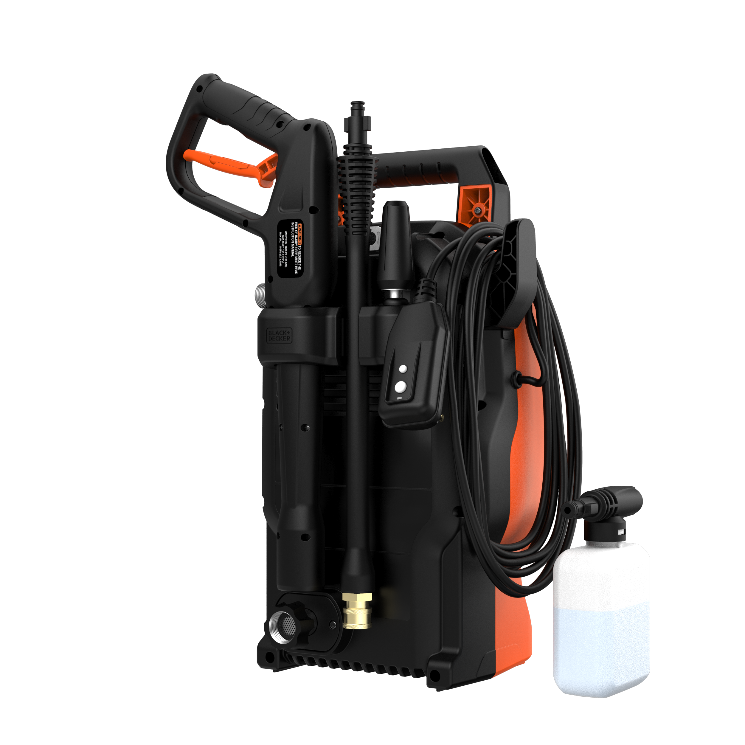 1,700 MAX PSI Electric Pressure Washer - 1.2 GPM Cold Water Power Cleaner for Home, Driveway, Deck, Patio & Car Washing