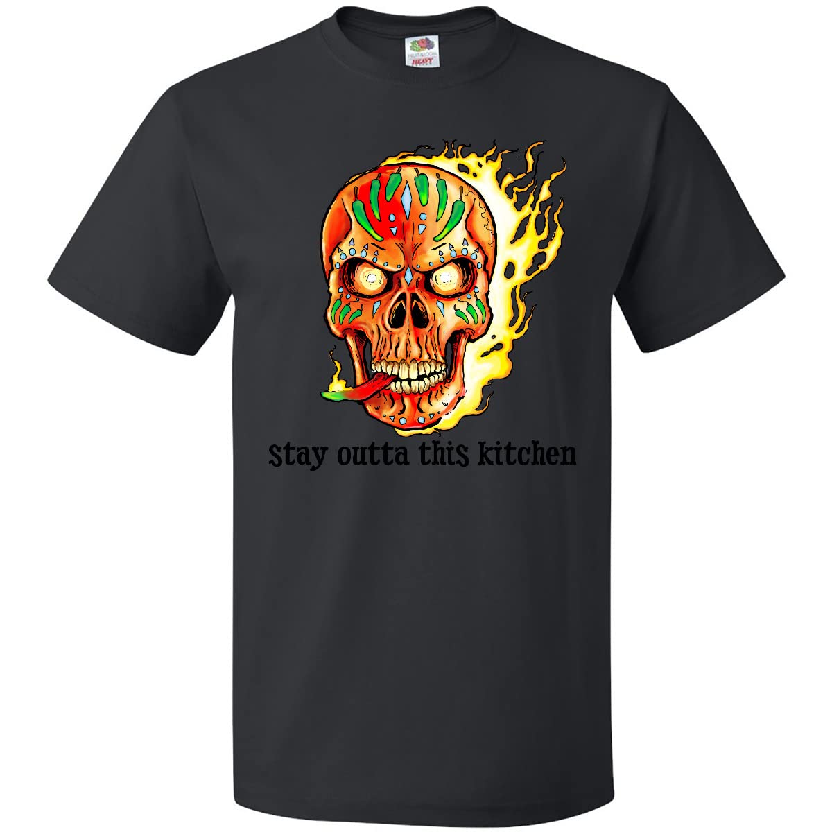 Inktastic Fire Skull 