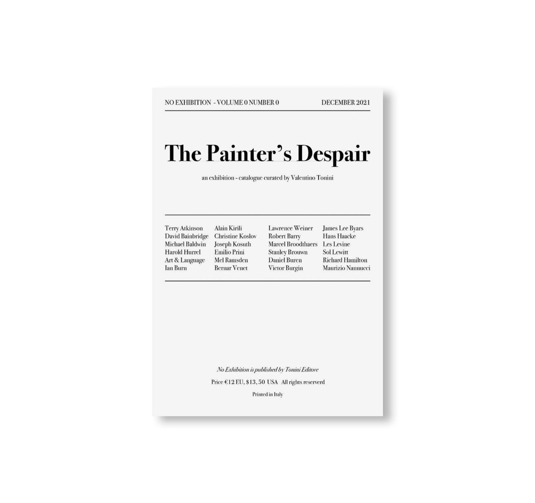 NO EXHIBITION N.0 - The Painter's Despair Art Print | Abstract Emotional Wall Decor for Home, Office & Gallery | Perfect for Artists, Art Lovers & Creative Spaces