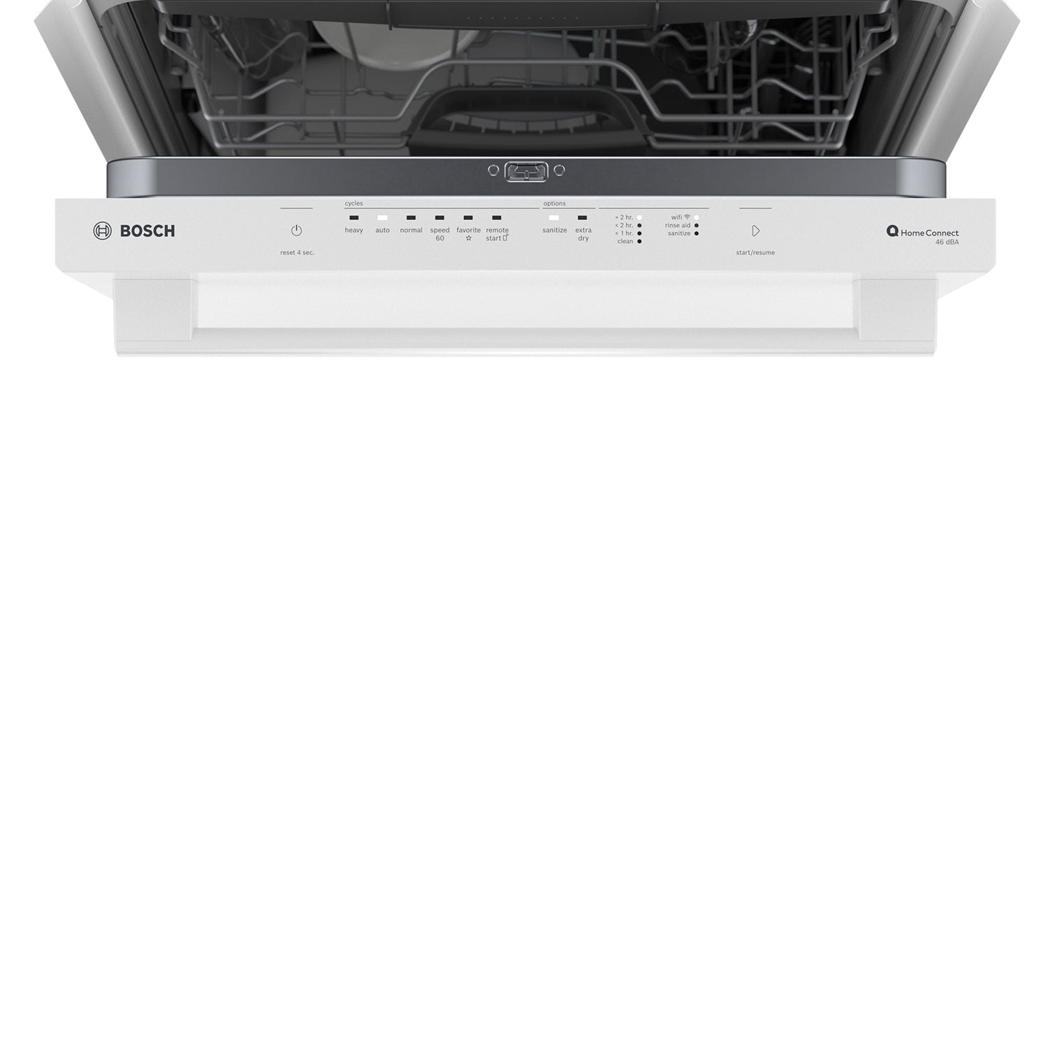 Bosch 24 Inch Smart Dishwasher with Home Connect - Stainless Steel Interior, Third Rack (SHX5AEM2N) - Perfect for Large Families & Entertaining Guests