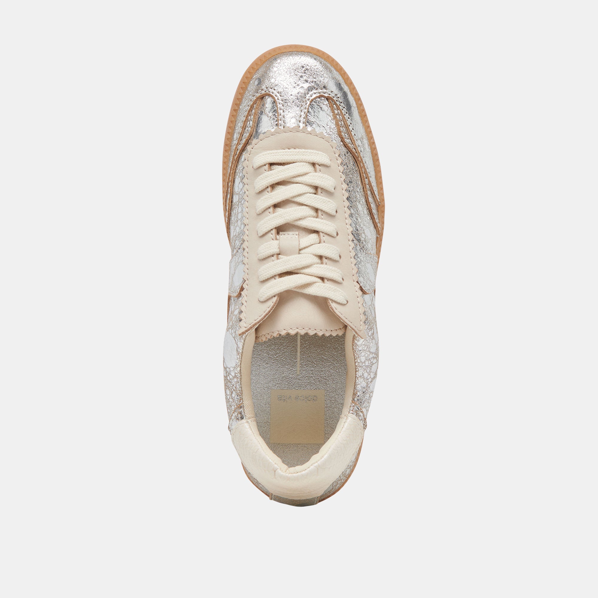 Distressed Silver Leather Wide Sneakers for Women - Comfortable & Stylish Casual Shoes for Walking, Running & Everyday Wear