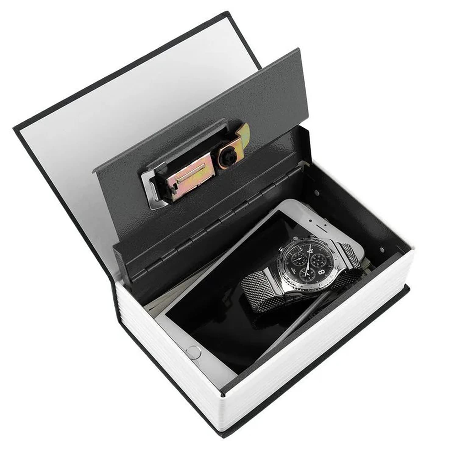Book Safe Hidden Storage Box - Secret Dictionary Style Locker for Money, Jewelry & Valuables | Discreet Home Security Solution for Cash, Documents & Kids' Keepsakes | Perfect for Bedroom, Office or Travel Use