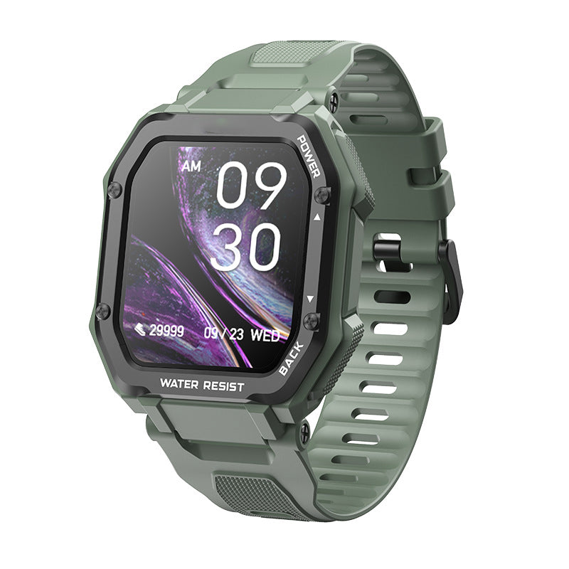 C16 Smart Watch with 3ATM Waterproof Rating - Fitness Tracker, Heart Rate Monitor, Sleep Tracking for Men & Women - Perfect for Swimming, Running & Outdoor Activities