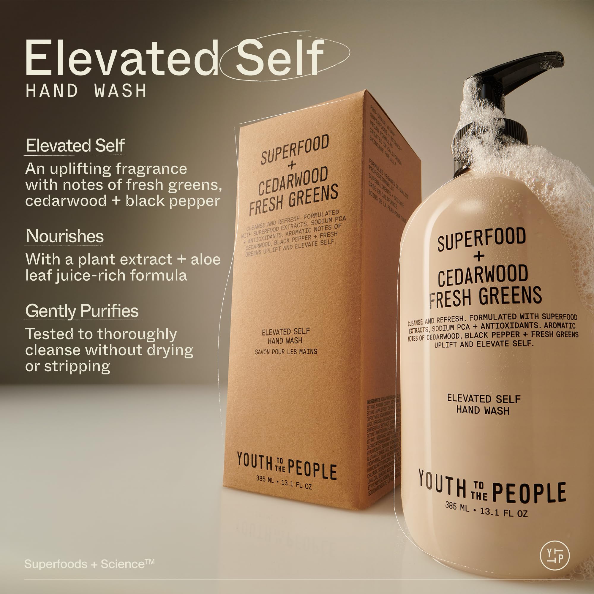 Youth To The People Superfood Cleansing Trio - Vegan Skincare Bundle with Kale + Green Tea Facial Cleanser (8oz), Body Wash (16.4oz) & Antioxidant Hand Soap (13.1oz) - Gentle Daily Cleanse for Face, Body & Hands - Perfect for Sensitive Skin & Eco-Conscious Beauty Routines