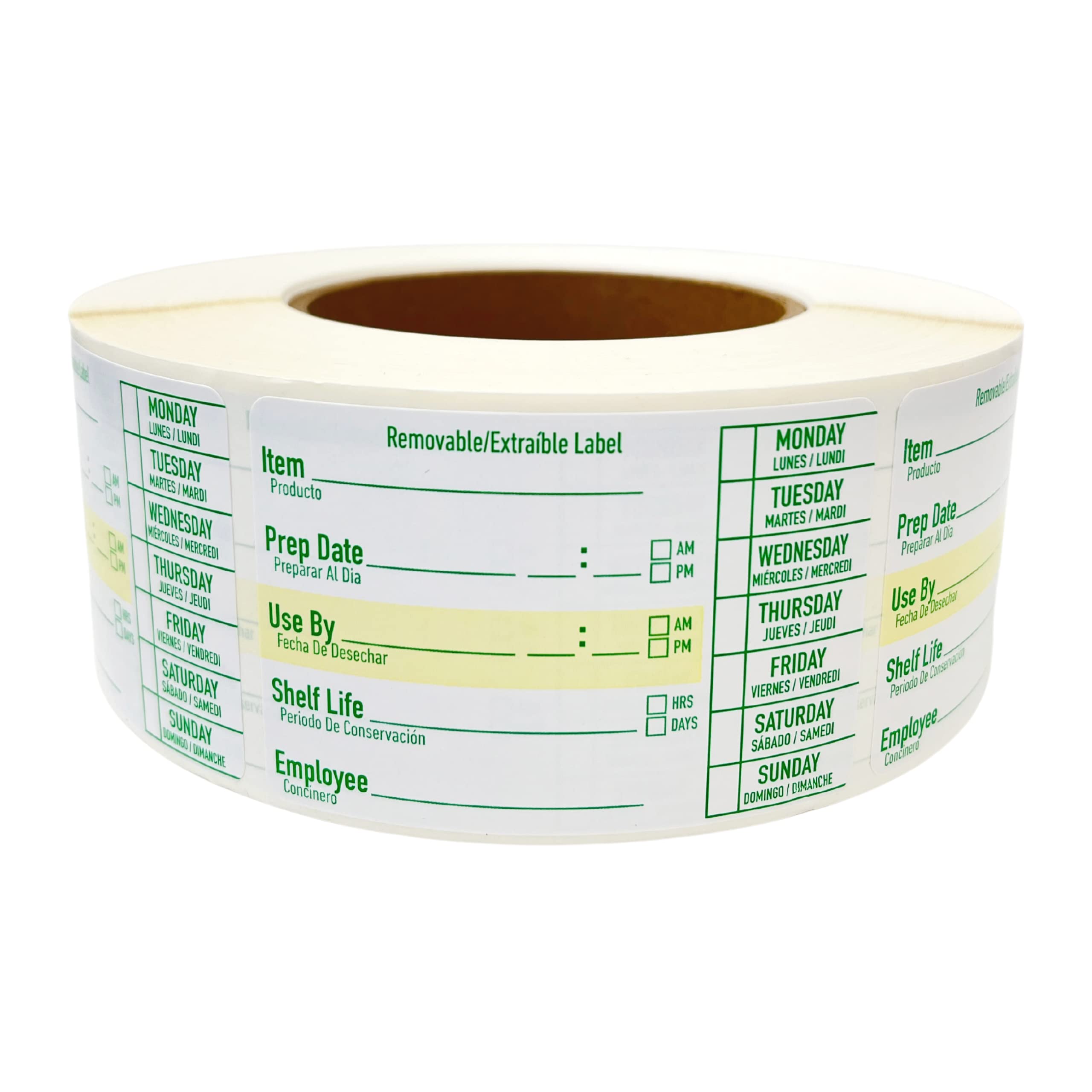 2x3 Food Container Labels - 1000 Removable Freezer & Kitchen Stickers for Food Storage | Perfect for Organizing Pantry, Meal Prep & Leftovers