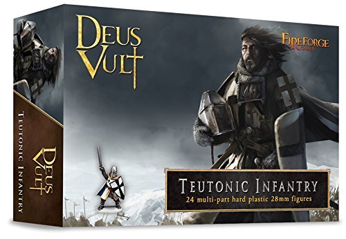 Deus Vult: Teutonic Infantry 28mm Miniatures by Fireforge Games - Medieval Wargaming & Tabletop Strategy Scenes