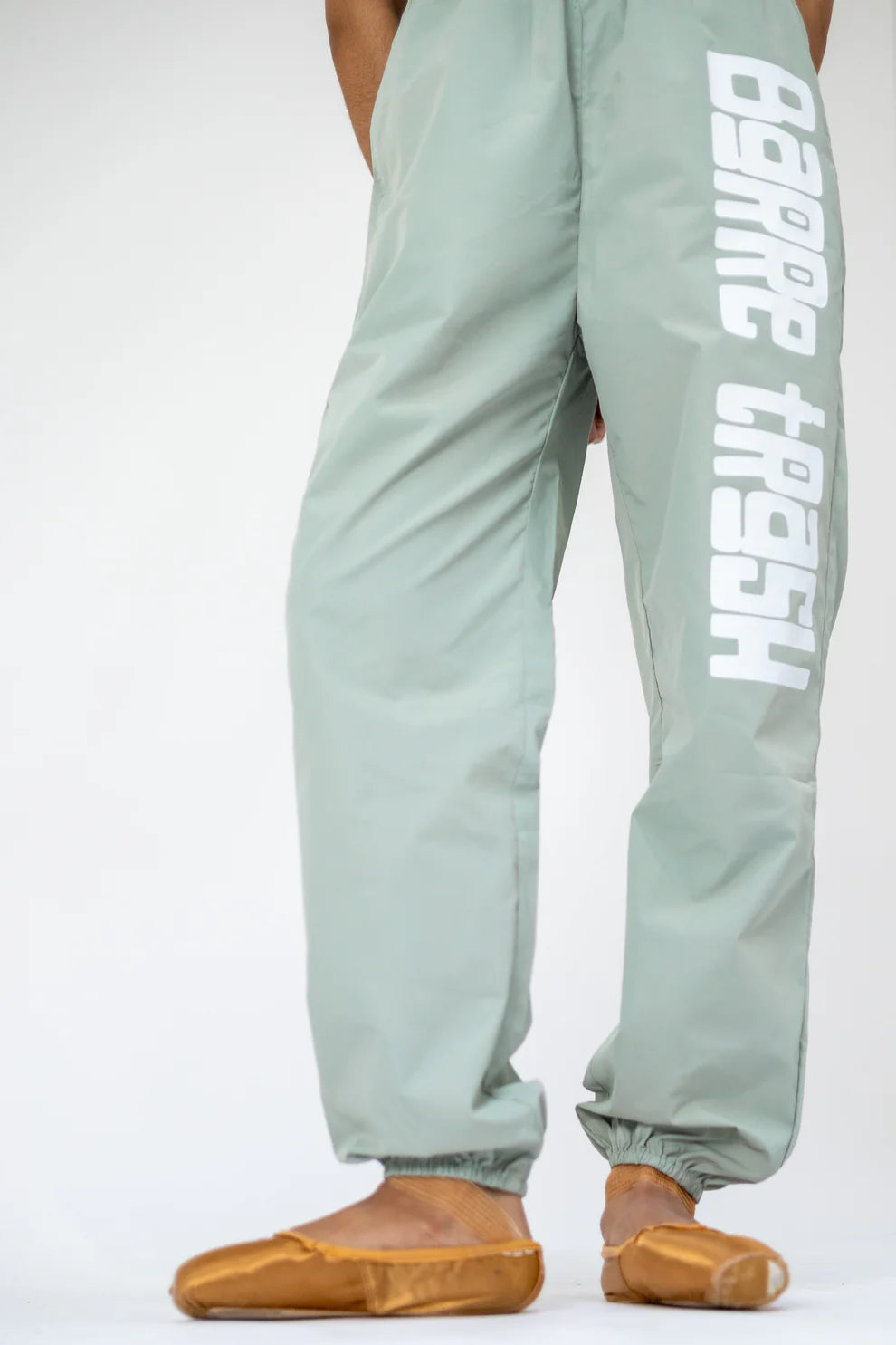 Barre Trash Bag Pants - Waterproof & Stylish Workout Leggings for Yoga, Dance & Gym - Trendy Fitness Apparel for Women