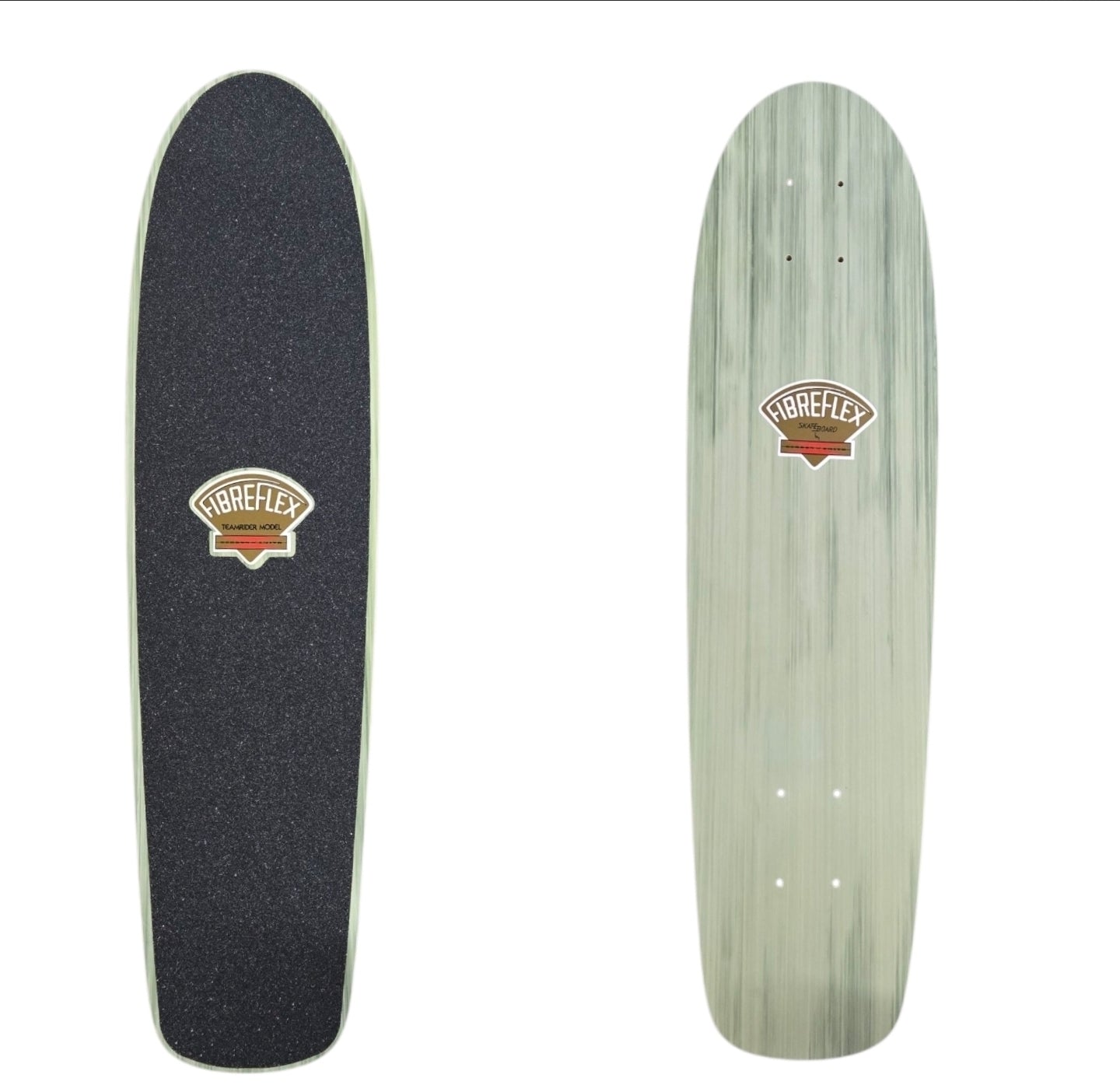G&S Gordon and Smith Fibreflex TEAMRIDER Surfboard - Green Abstract Design - Perfect for Professional Surfing & Wave Riding