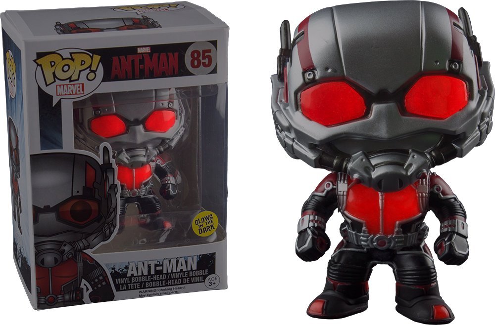 Funko Pop! Marvel Ant-Man Glow in The Dark Exclusive Collectible Vinyl Figure - Limited Edition for Marvel Fans & Collectors - Perfect for Home Display, Office Decor, and Gift Giving
