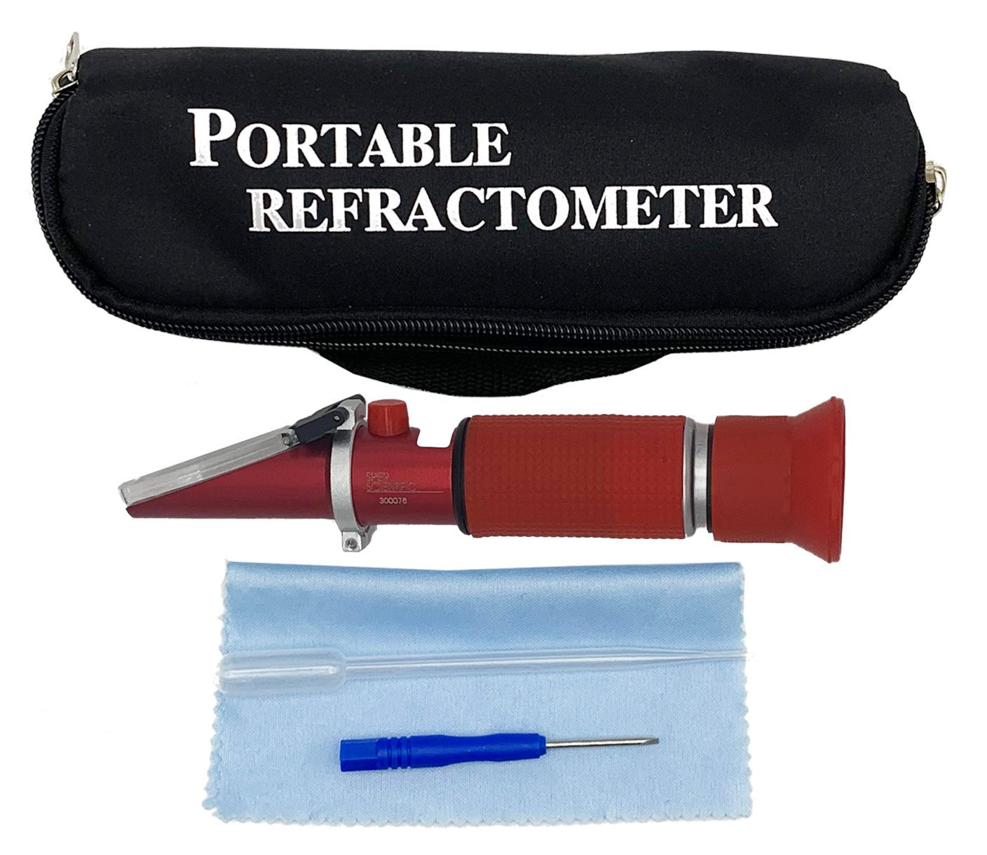 Professional Digital Refractometer with Automatic Temperature Compensation (ATC) - Perfect for Honey, Wine, Beer & Maple Syrup Brix Testing in Brewing, Winemaking & Food Production