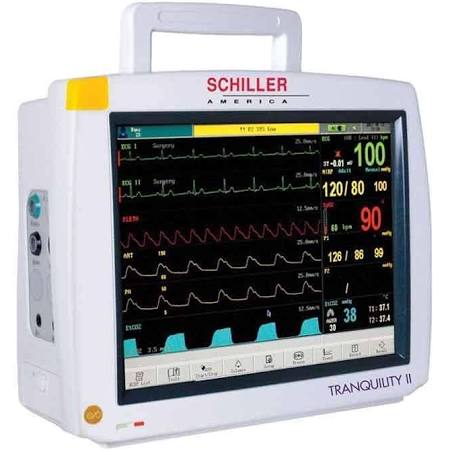 Tranquility II 12.1 Inch Touchscreen Multiparameter Patient Monitor - Vital Signs Monitoring for Hospitals, Clinics & Home Care