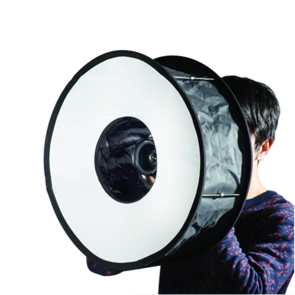 Professional Collapsible Softbox for Studio Speedlites - Portable Ring Light Diffuser for Photography & Videography - Perfect for Product Shoots, Portraits, and YouTube Content Creation