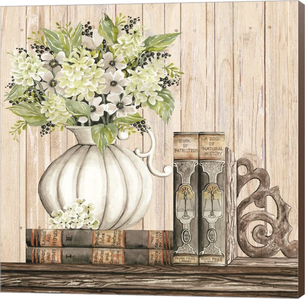 Farmhouse Finds II by Cindy Jacobs - 12x12 Inch Canvas Wall Art with Nutmeg Sides, Museum Wrapped - Perfect for Living Room, Bedroom & Farmhouse Decor