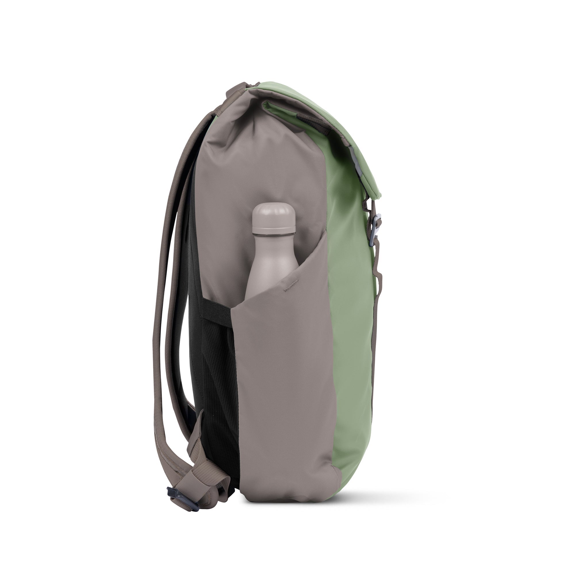 Flap Backpack with AiroFoam® Technology - Lightweight & Comfortable Sage Green Backpack for School, Travel & Outdoor Adventures