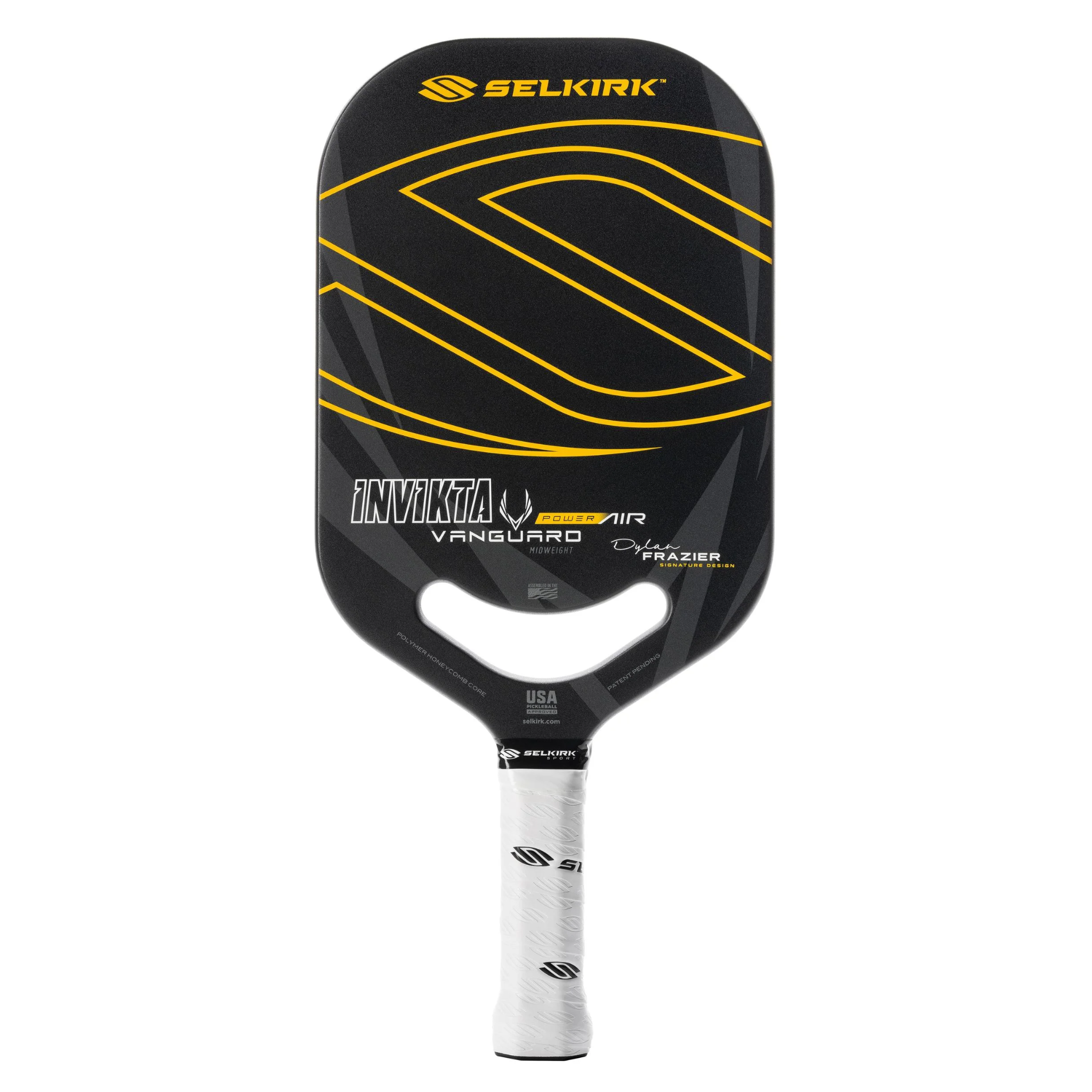 Selkirk Vanguard Power Air Invikta Dylan Frazier Signature Pickleball Paddle - Premium Carbon Fiber Paddle for Competitive Play & Tournament Use