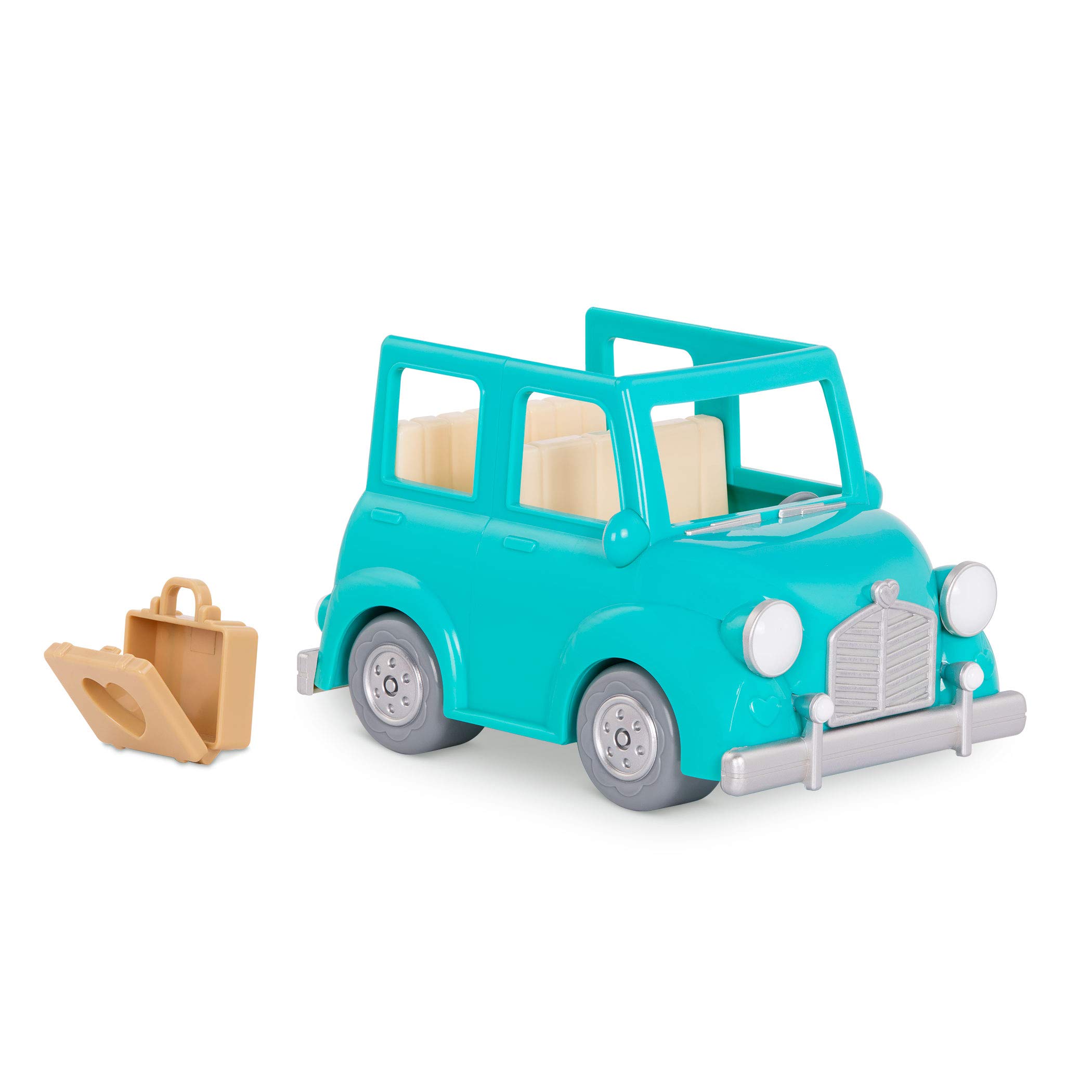 Li’l Woodzeez Miniature Toy Car & Truck Set – Breezy Buggy for Figurines – Kids Pretend Play Vehicles – Durable Wooden Toys for Ages 3+ – Perfect for Imaginative Play, Storytelling & Collectible Displays