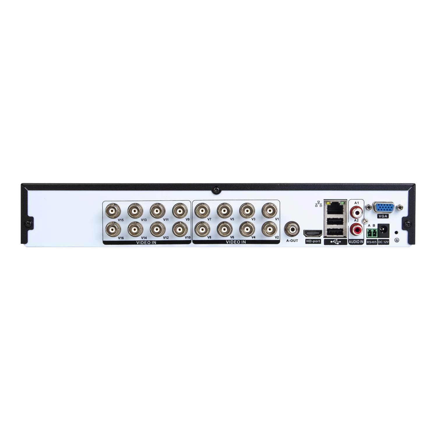 16CH 1080N Hybrid 5-in-1 AHD DVR Security System (1080P NVR + AHD + Analog + TVI + CVI) - Standalone CCTV Surveillance Video Recorder with Motion Detection - Ideal for Home & Business Security (HDD & Cameras Sold Separately)