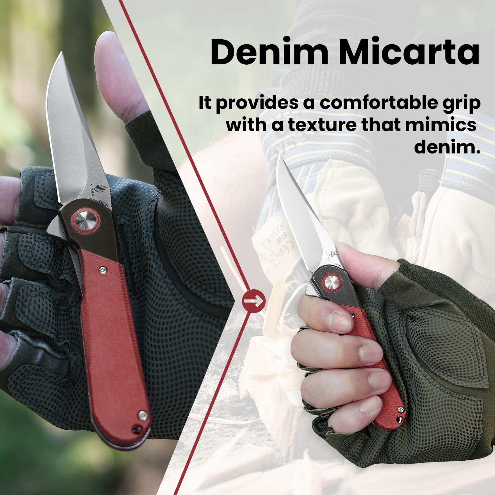 Kizer Comet EDC Pocket Knife - 2.87