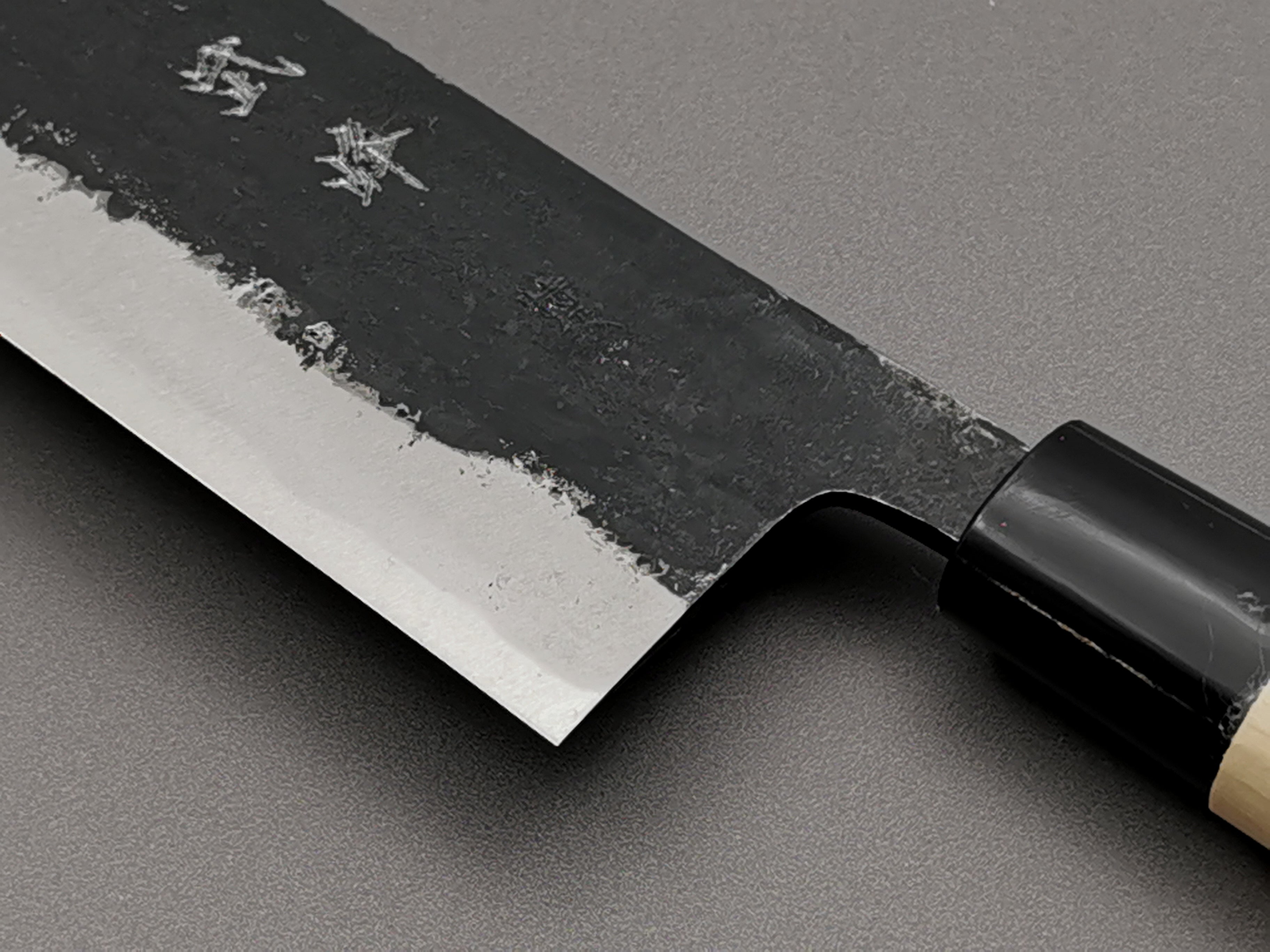 Premium Japanese Takeo Murata Buho Nakiri Knife - High Carbon Steel Vegetable & Herb Chopping Knife for Professional Chefs & Home Cooking - Perfect for Slicing, Dicing & Mincing Vegetables, Herbs & Fruits