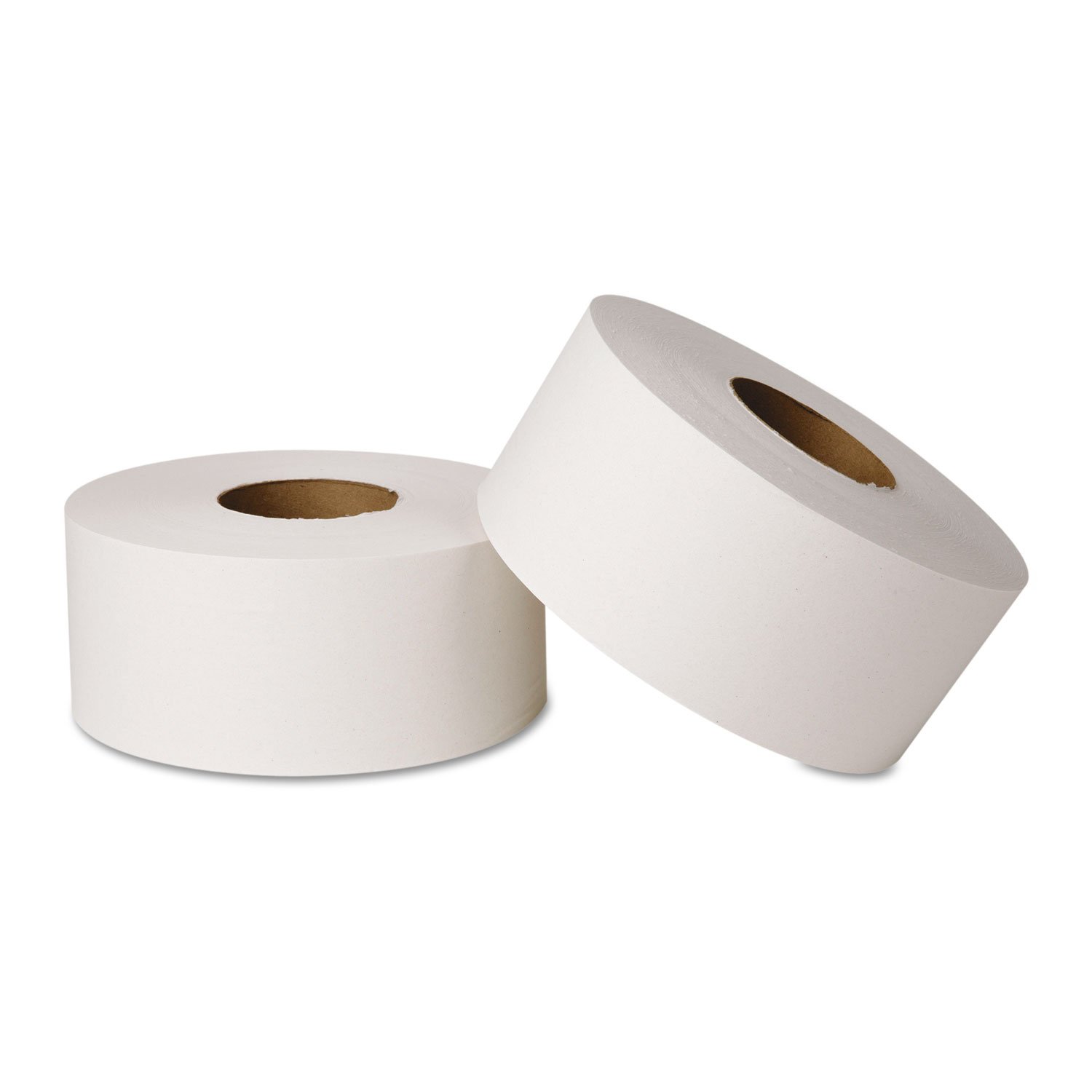 Wausau 10020 EcoSoft Jumbo Tissue - 2-Ply Bath Tissue, 12 Rolls per Carton | Soft & Strong Toilet Paper for Home & Office Use