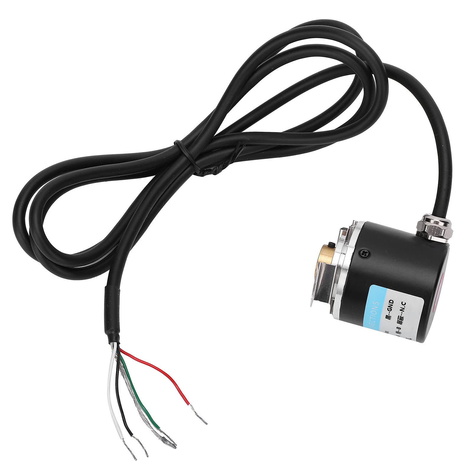 Fafeicy AB 2-Phase Encoder | DC 5-24V Hollow Shaft Rotary Encoder | 6-8mm AB 2 Phase Quadrature Encoder for Office Automation & Industrial Engineering (100B) | Perfect for CNC Machines, Robotics & Motion Control Systems