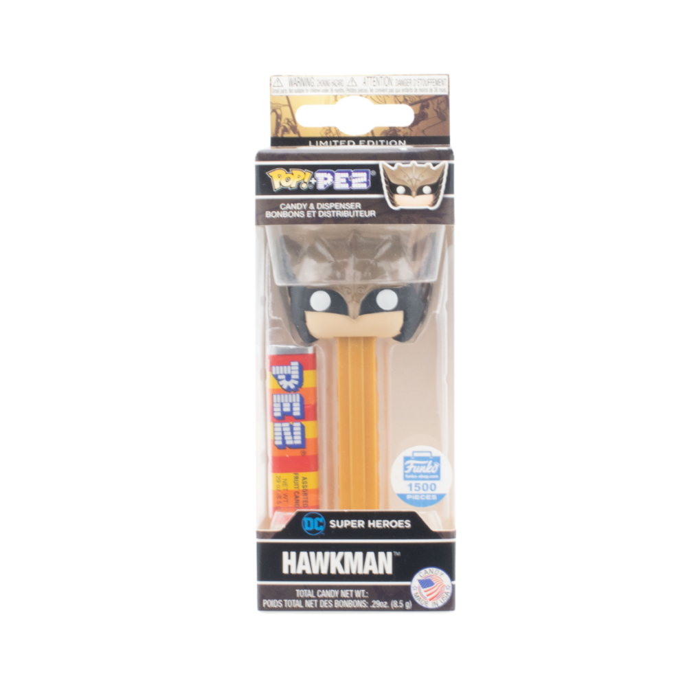 Funko Pop! Pez Hawkman Exclusive Collectible - DC Comics Superhero Action Figure for Display & Gifts