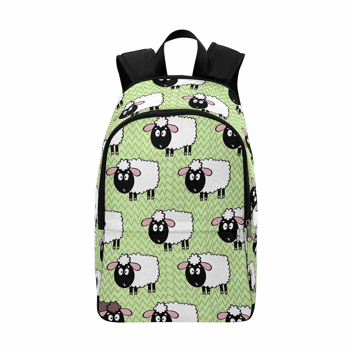 InterestPrint Cute Small Sheep Backpack for Women & Men - Durable Teacher & Nurse Work Backpack for School, Hospital & Travel