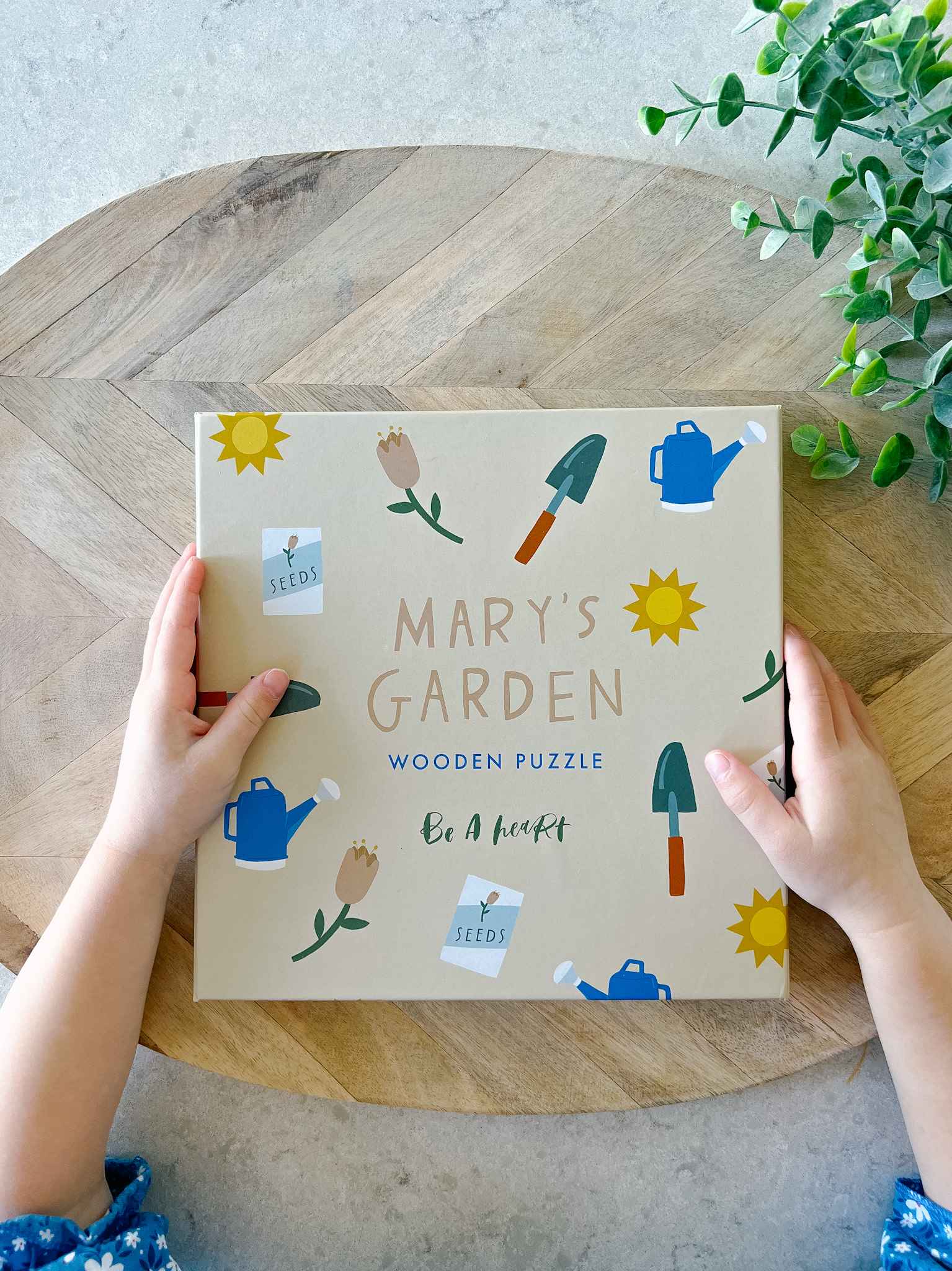Mary's Garden Wooden Puzzle for Kids - 60 Piece Educational Nature-Themed Jigsaw Puzzle - Perfect for Family Game Night, Classroom Activities & Montessori Learning