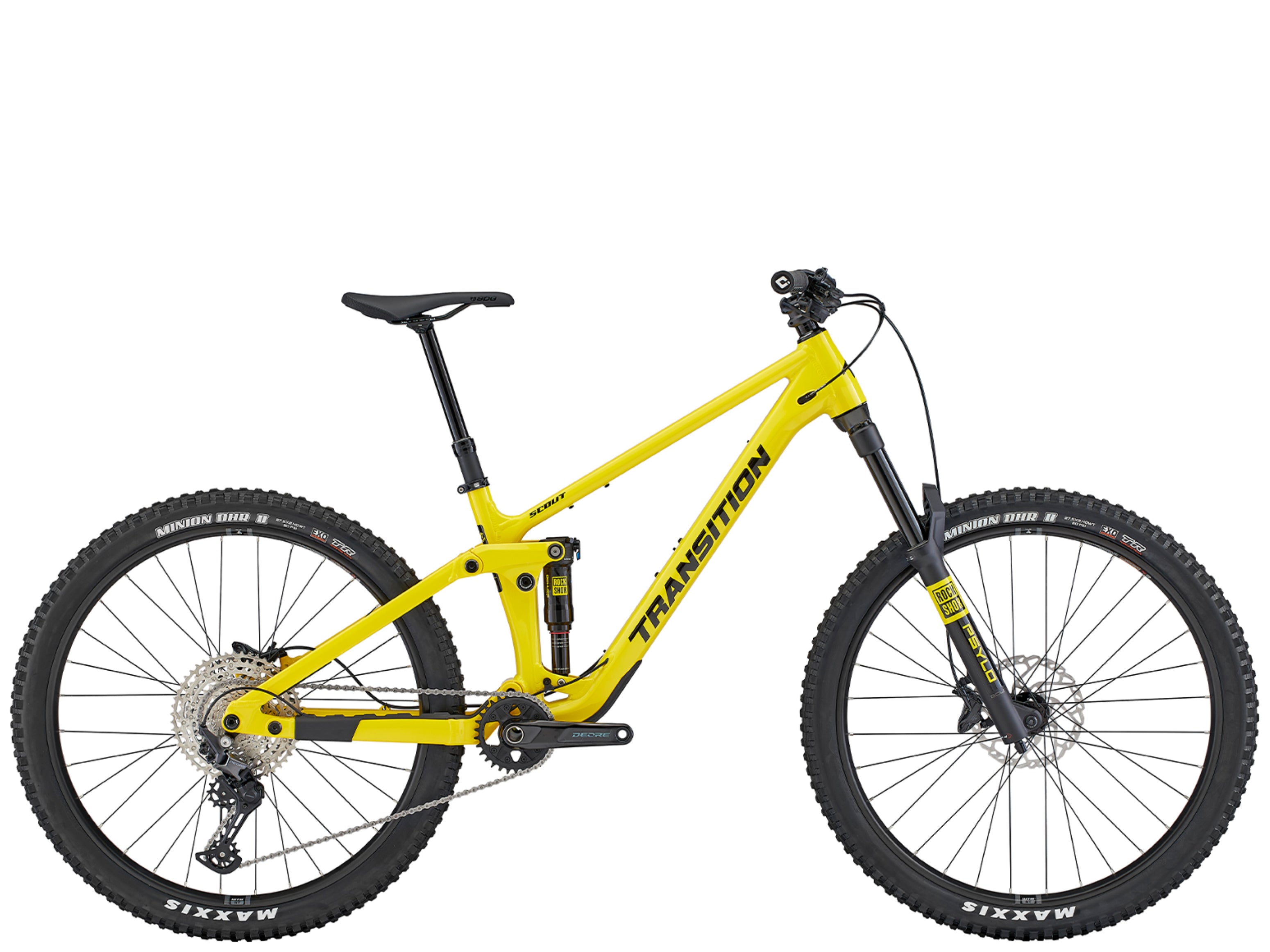 Transition Scout Mountain Bike - Lightweight Aluminum Frame, Full Suspension for Trail Riding - Perfect for Off-Road Adventures & Mountain Trails