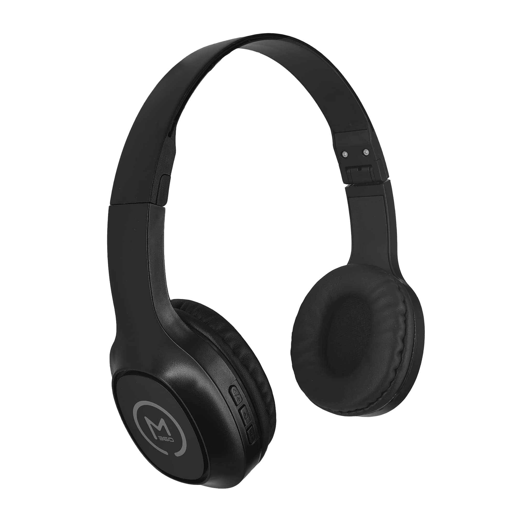 Morpheus 360 Tremors Bluetooth Headphones with Built-in Mic - Wireless/Wired Gaming Headset for PC, PS5, Xbox - On-Ear Earphones with Noise Isolation (Black HP4500B) - Perfect for Gaming, Work Calls & Music Listening