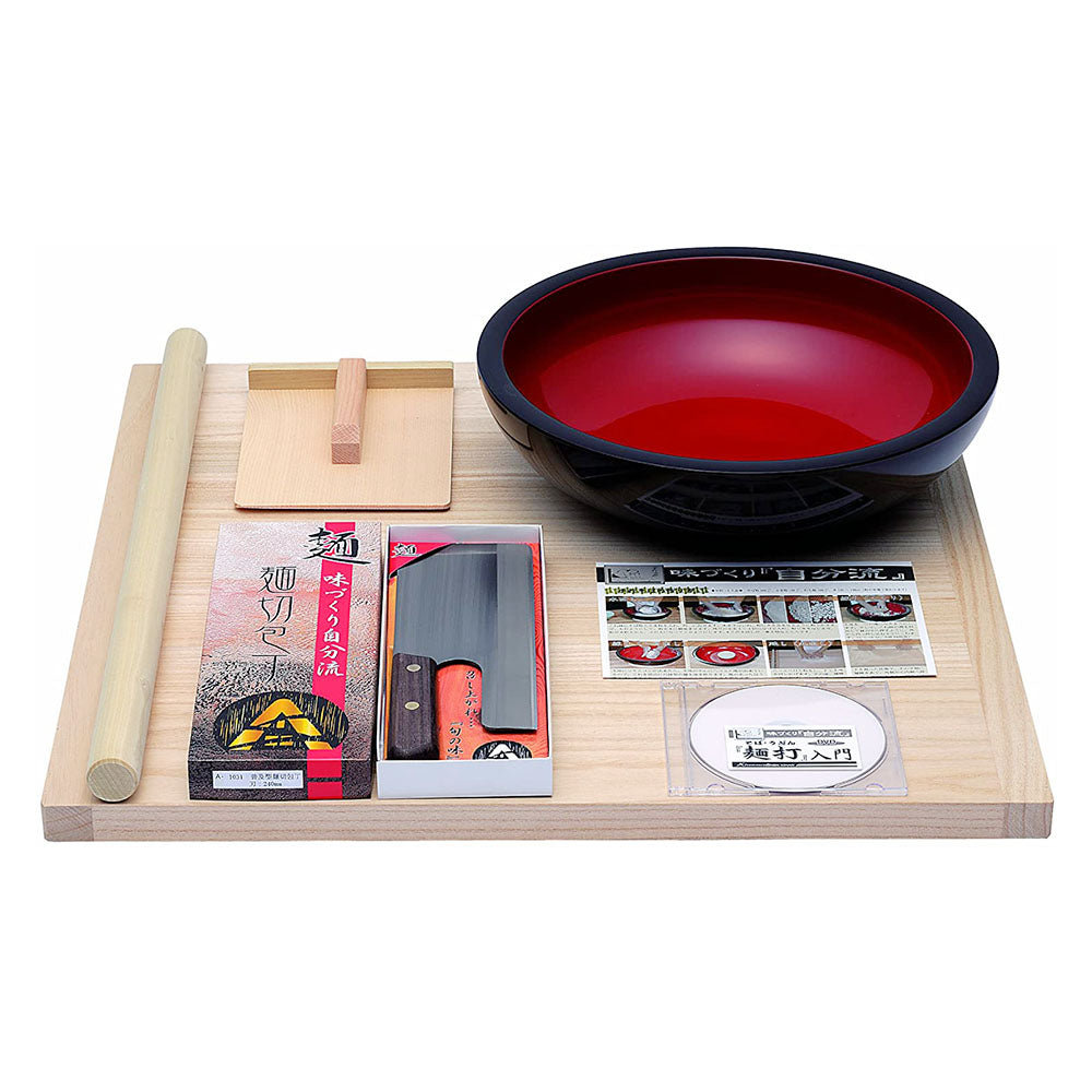 Premium Handmade Soba Noodle Making Kit - Authentic Japanese Buckwheat Pasta Set for Home Cooking | Perfect for Ramen Lovers & Asian Cuisine Enthusiasts