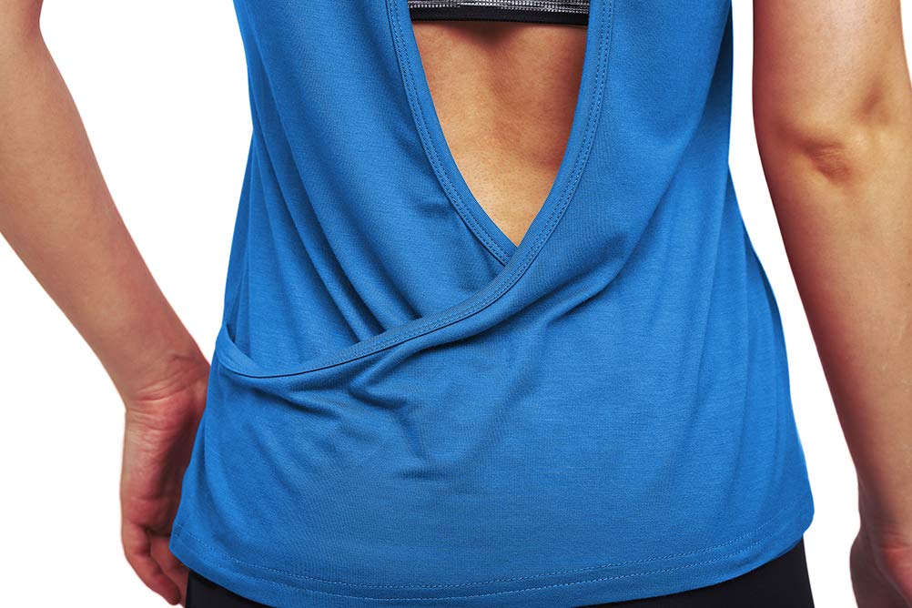 Women's Open Back Workout Tops - Mippo Yoga & Running Muscle Tank Athletic Shirts | Gym, Fitness & Casual Wear